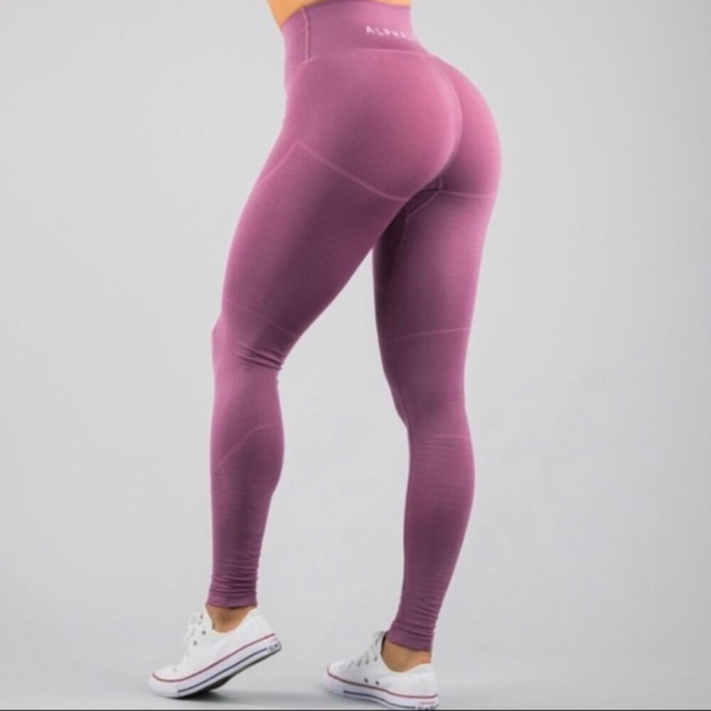 ALPHALETE Revival Legging Mauve Pink Color Size Medium